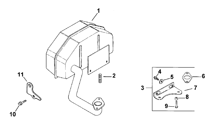 Exhaust (kohler Cv13t-Ps-21524)