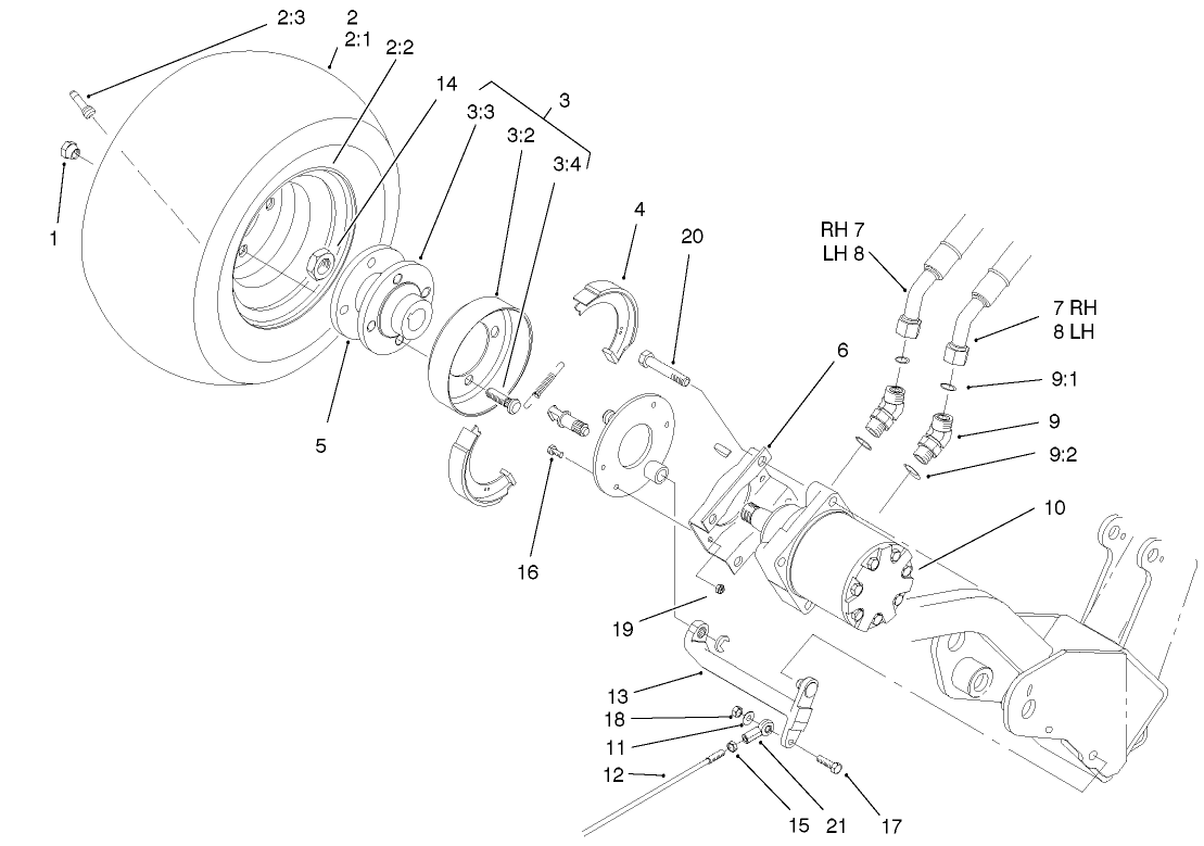 Front Wheel And Brake Assembly