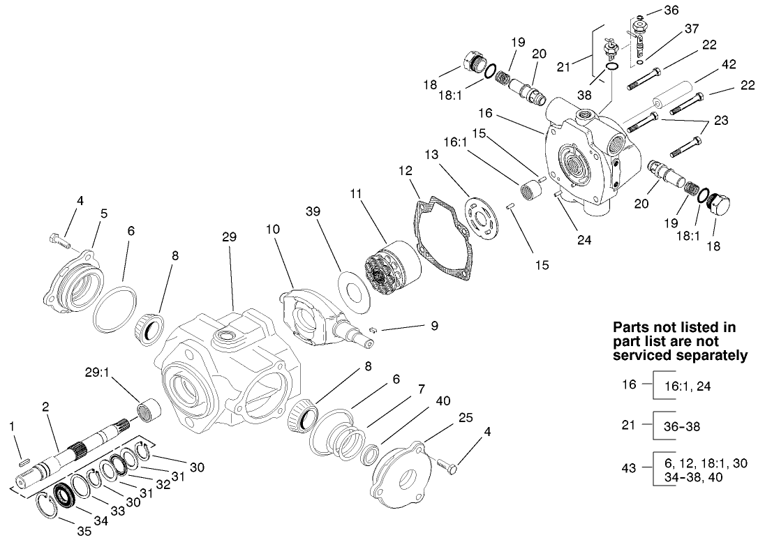 Hydrostat Assembly No. 100-3174