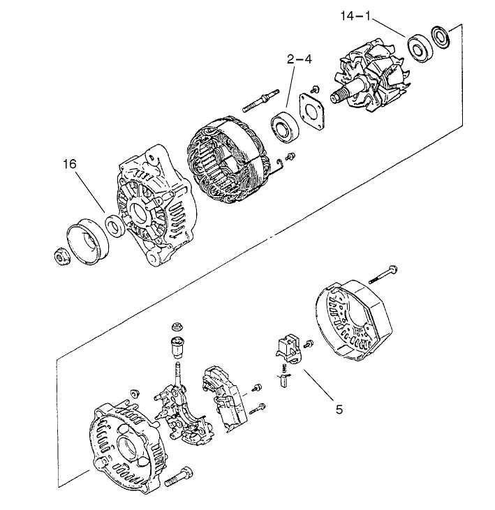 Alternator Assembly No. 99-9209