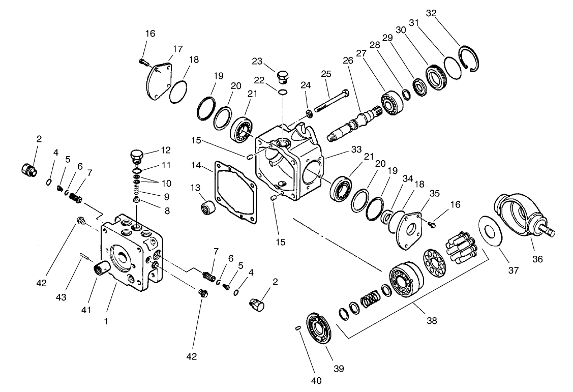 Traction Pump Assembly No. 86-5590