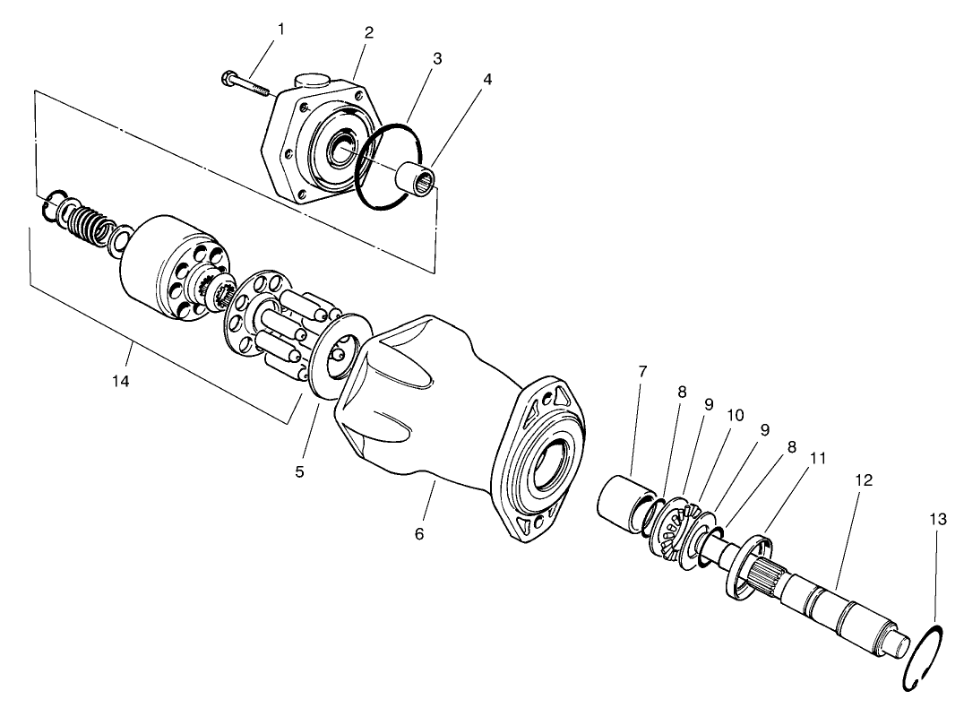 Hydraulic Motor No. 99-7502 (model No. 30455 Only)