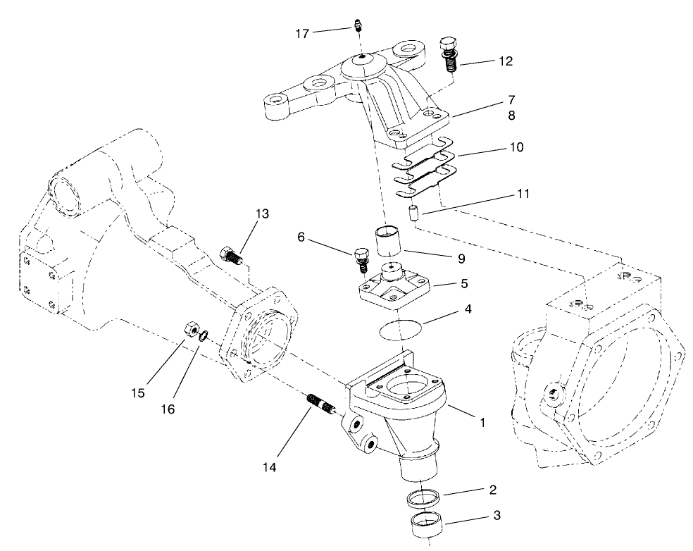 Rear Axle Assembly No. 95-7500 (continued) Bevel Gear Case Assembly