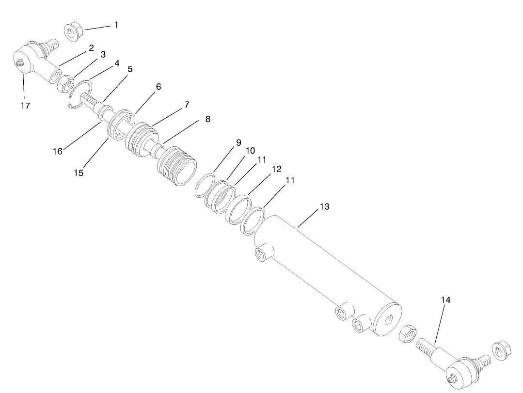 Hydraulic Cylinder Assembly No. 86-2190