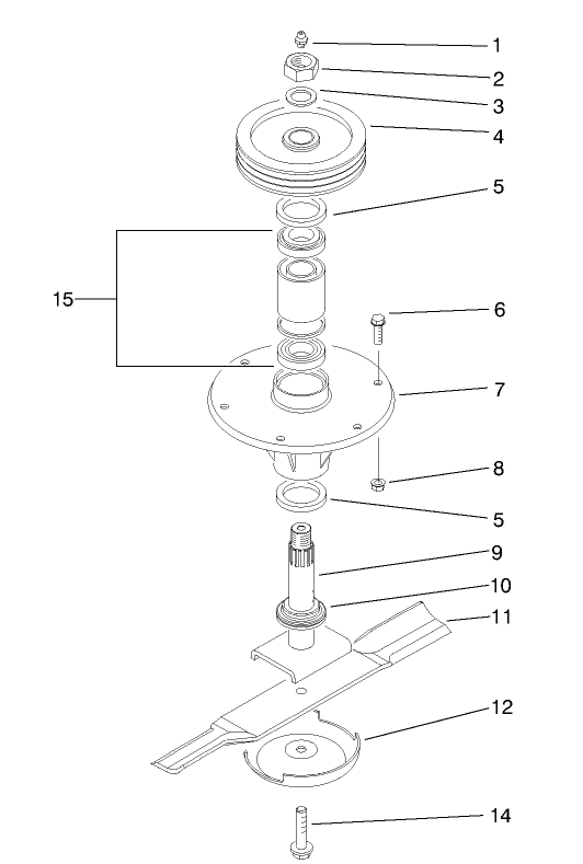 Spindle Assembly (center)