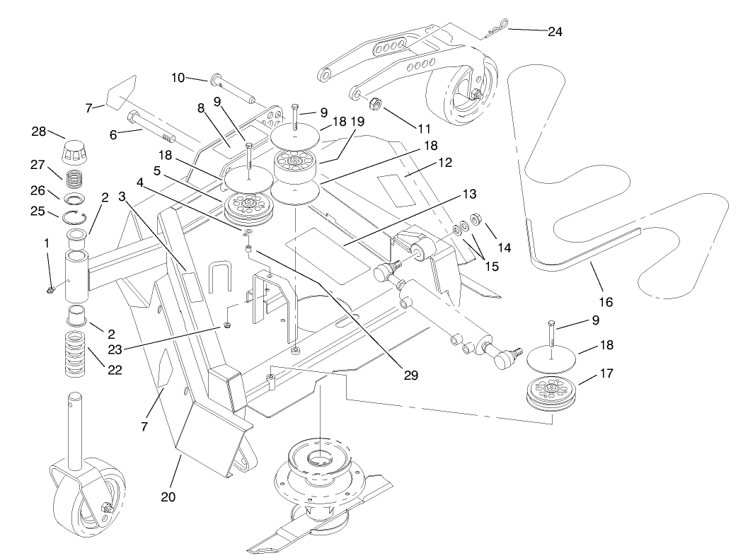 Right Hand Wing Deck Assembly