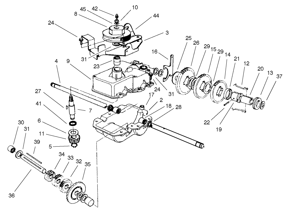 Gear Case Assembly No. 74-1860