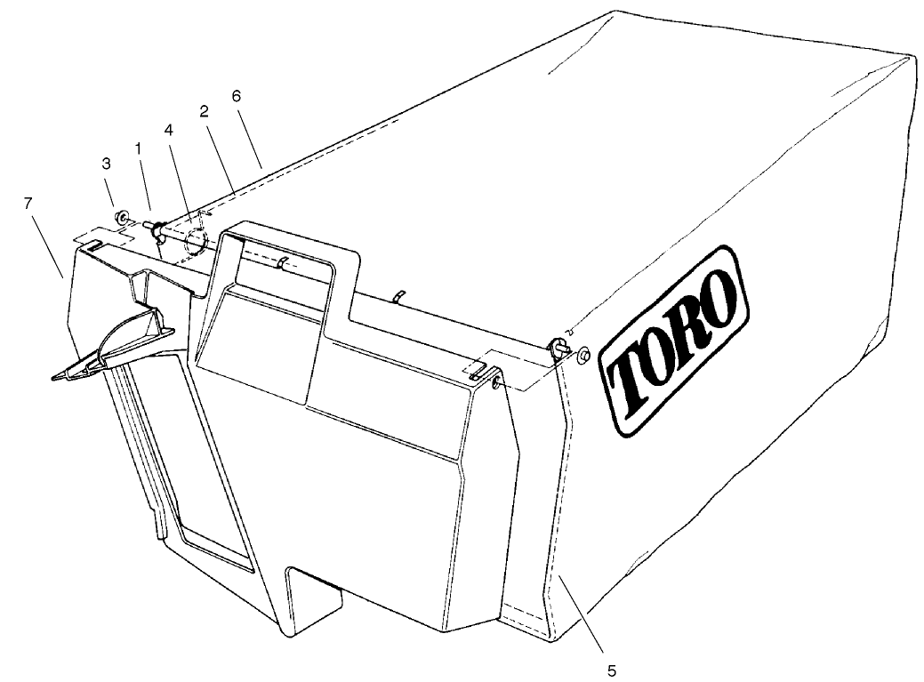 Grass Bagging Assembly No. 99-2535