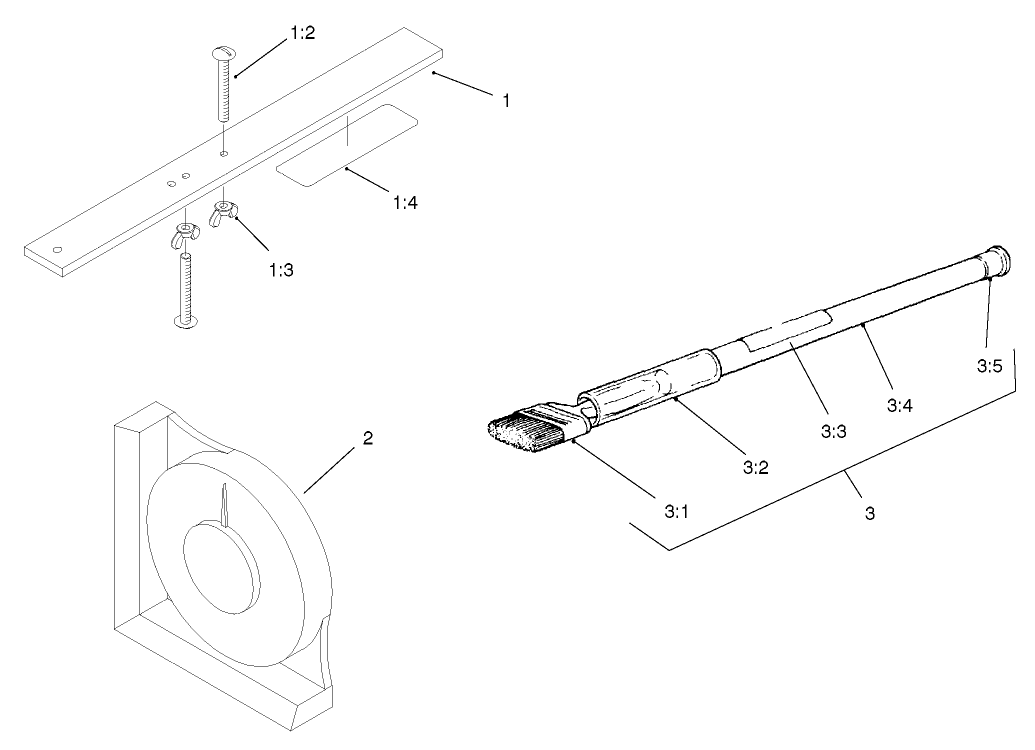 Guage Bar, Angle Indicator And Handle Assembly