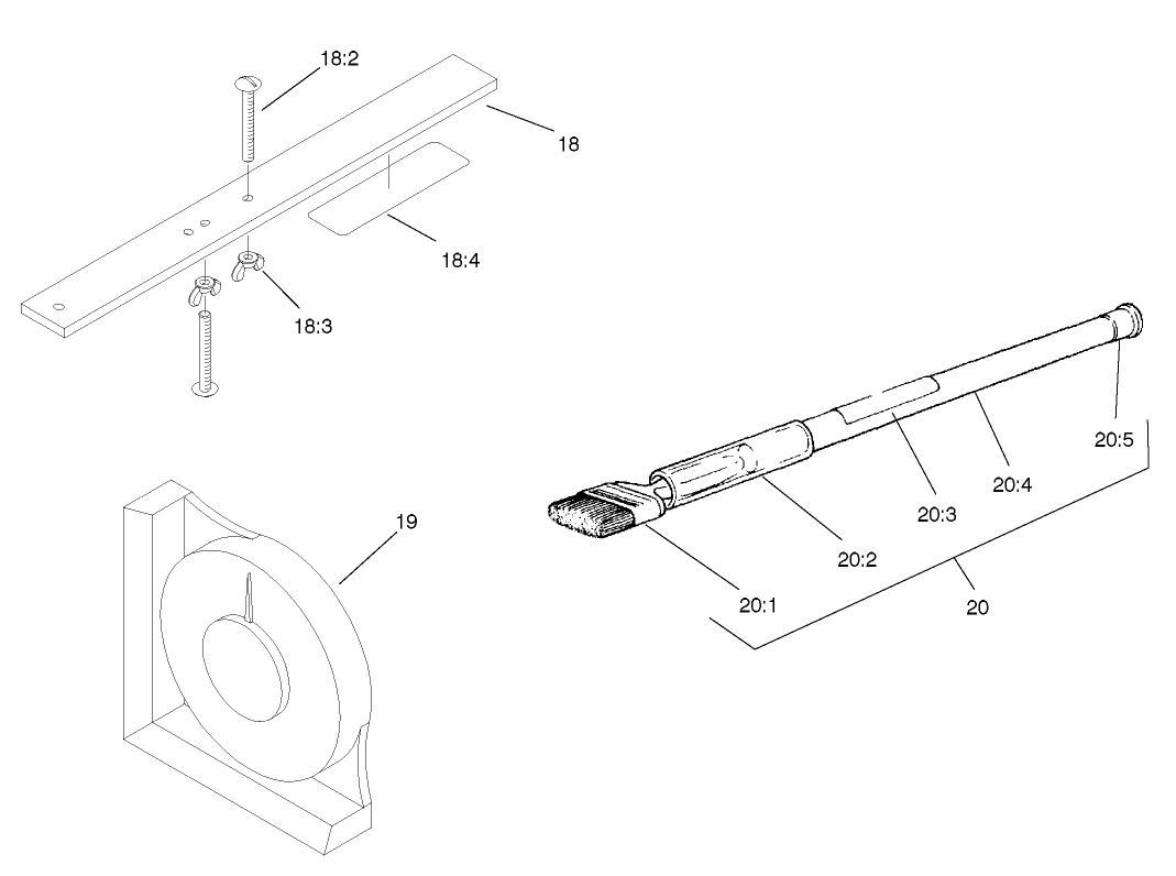 Gauge Bar, Angle Indicator And Handle Assemblies