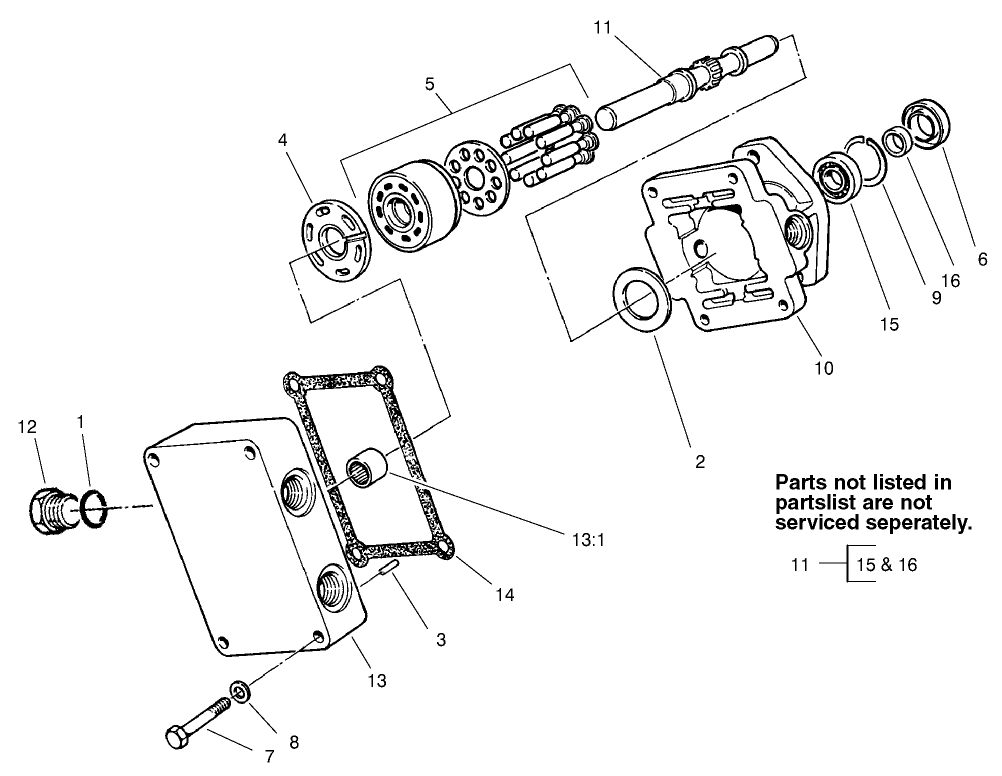 Hydraulic Motor No. 92-2556-01