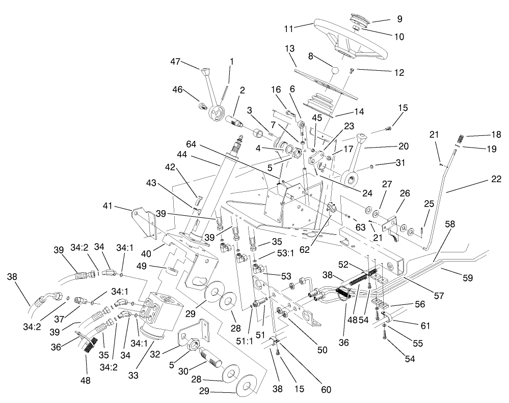 Steering Tower Assembly