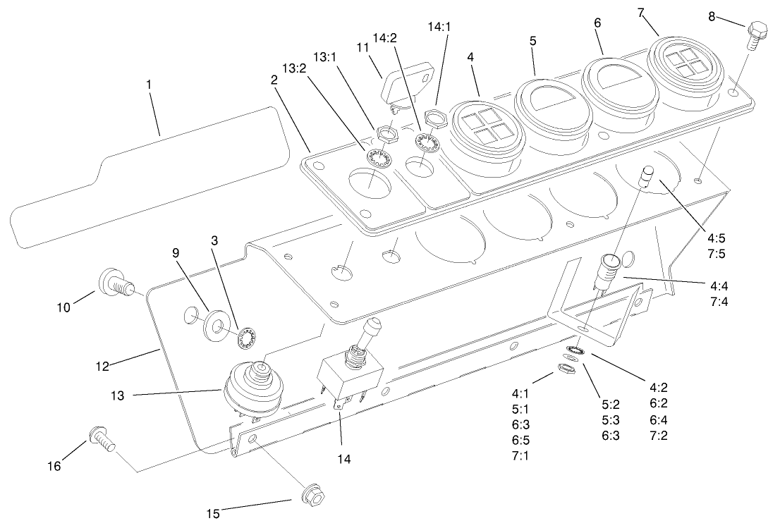 Gage Panel Assembly