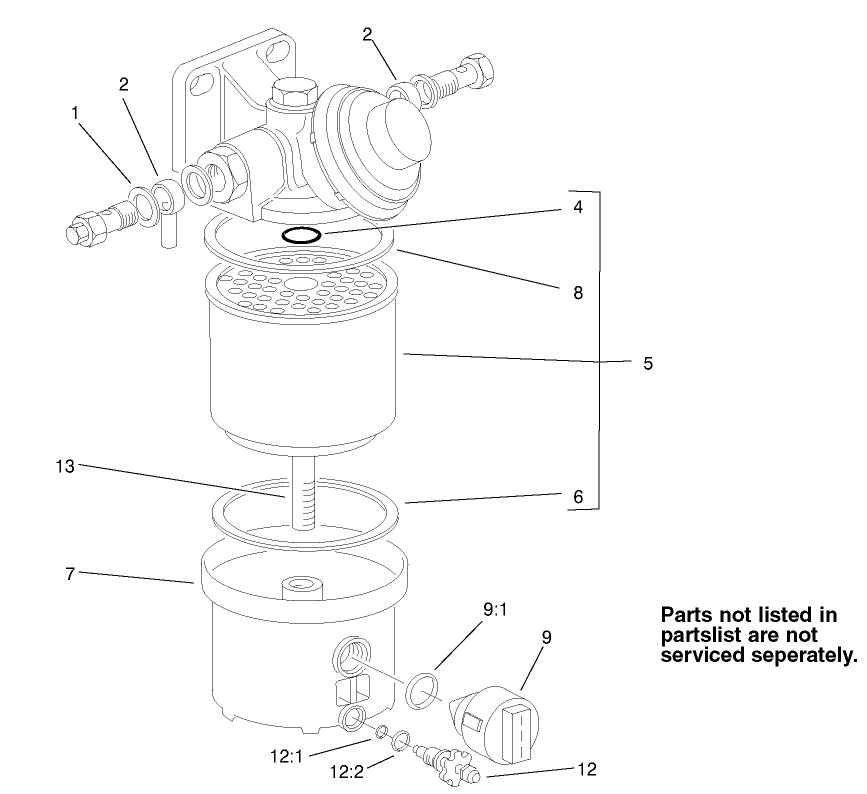 Fuel Filter Assembly No. 76-5300