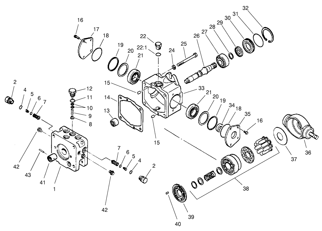 Traction Pump Assembly No. 86-5590