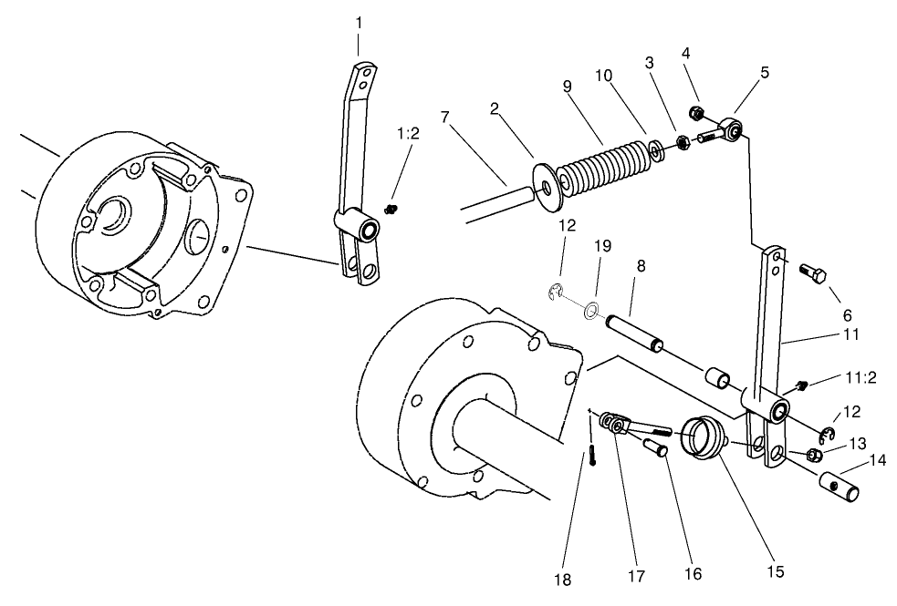 Hydraulic Pump Fittings Assembly