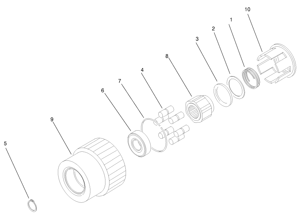 Bi-Directional Clutch Assembly No. 99-7500