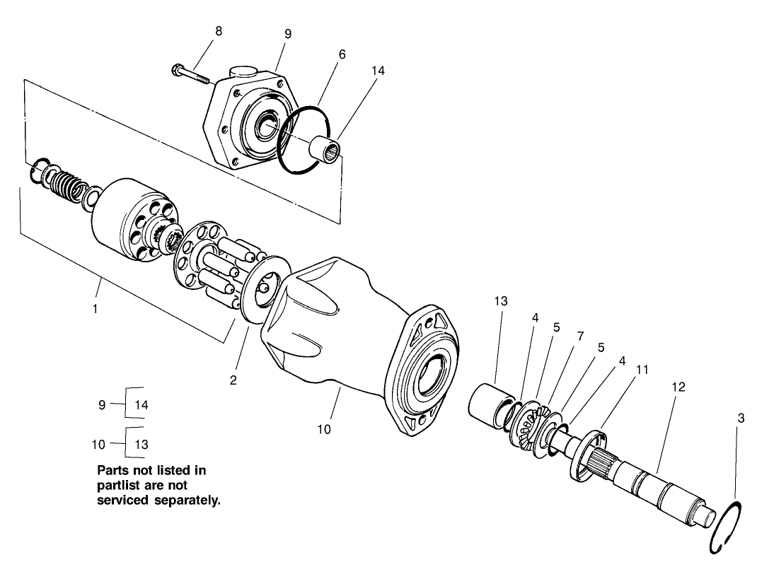 Hydraulic Motor Assembly No. 99-7502