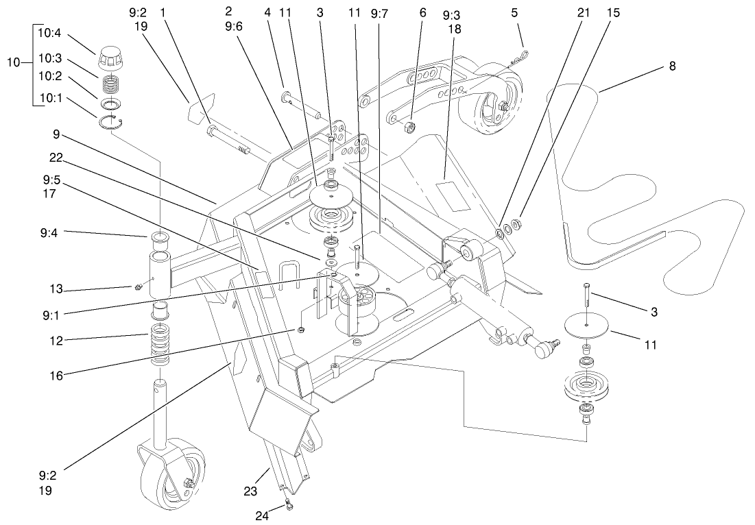 Right Hand Deck Assembly