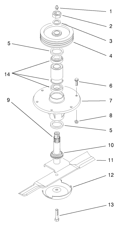 Center Spindle Assembly
