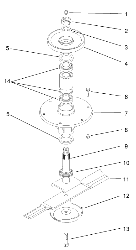 Wing Spindle Assembly