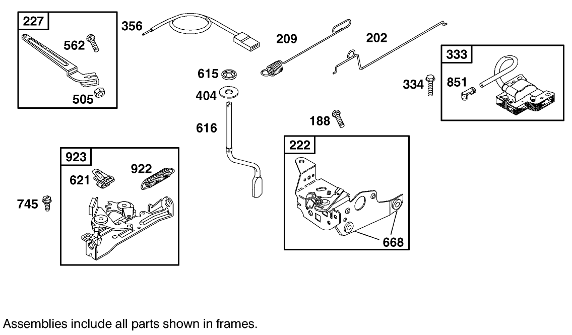 Engine Briggs & Stratton Model 12h802-1767-E1