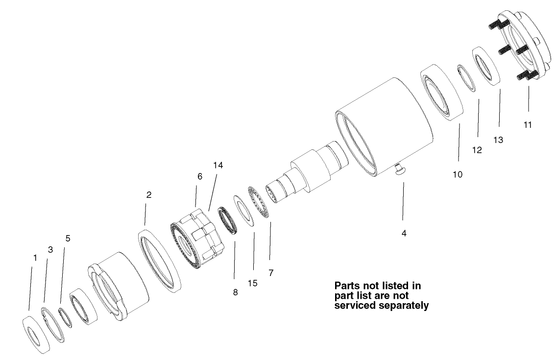 Bi-Directional Clutch Assembly No. 95-6296 (only On: 30627)