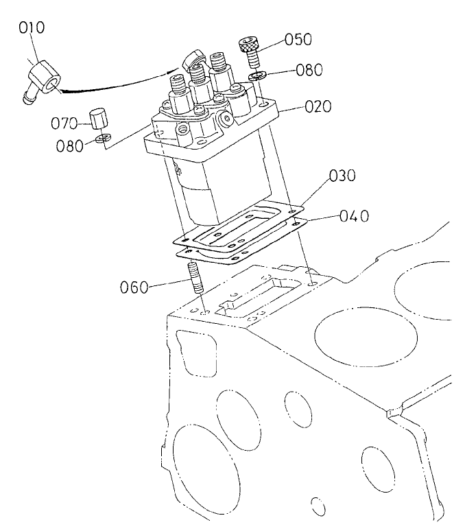 Injection Pump Assembly Engine Assembly No. 104-3448