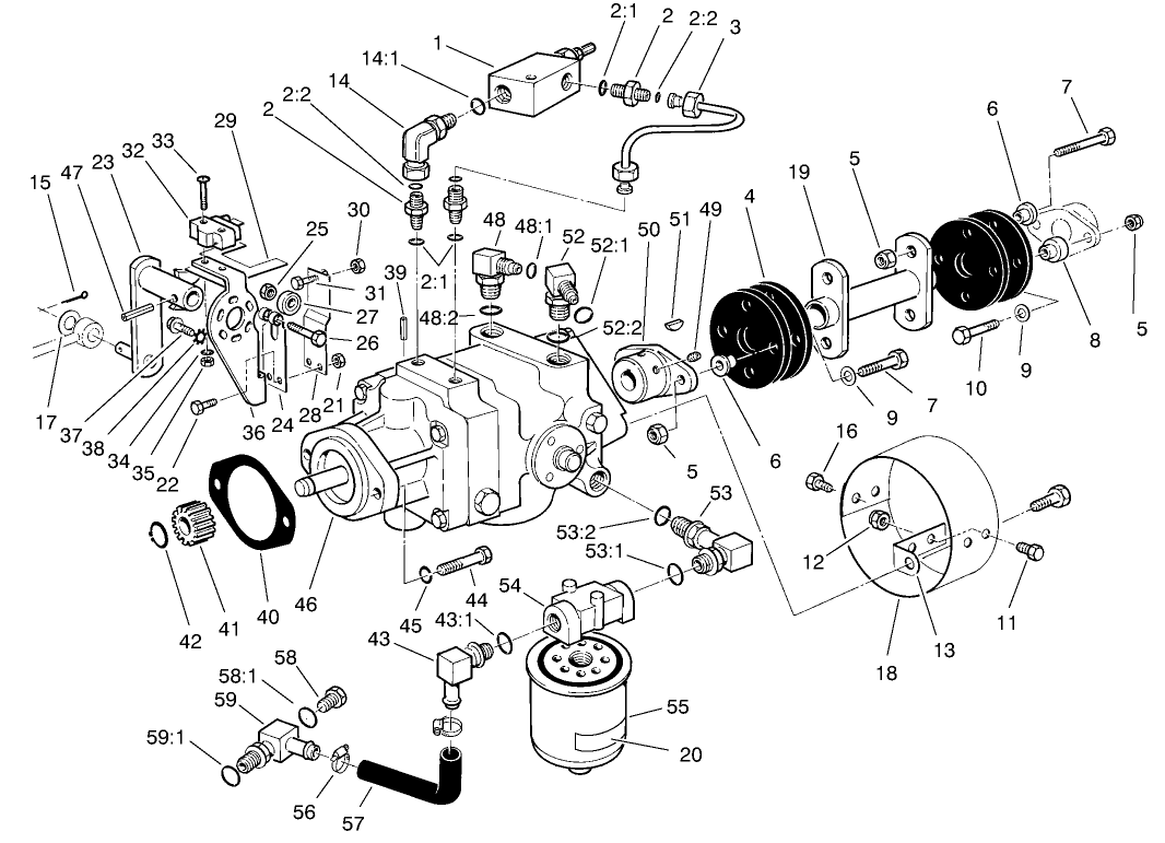 Hydrostatic Transmission Assembly