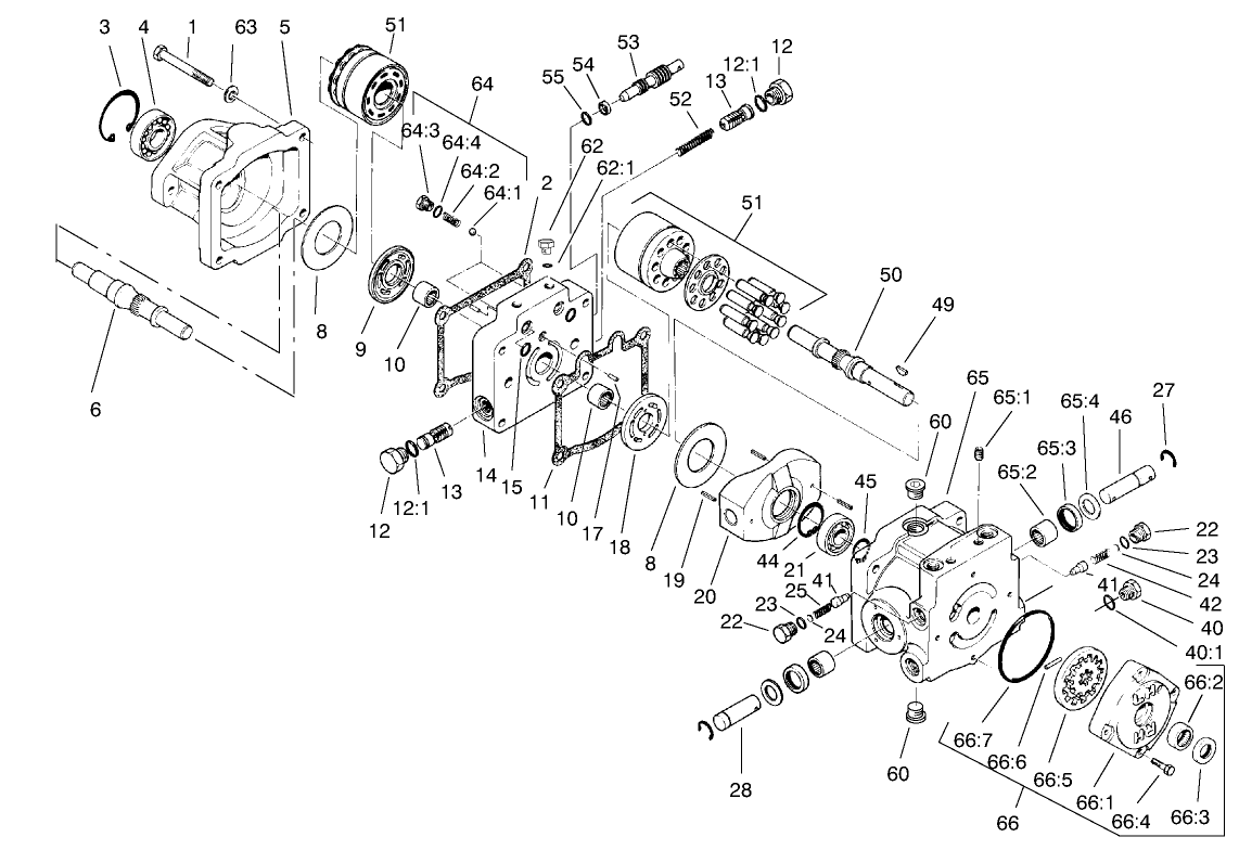 Hydrostatic Transmission Assembly No. 92-8947