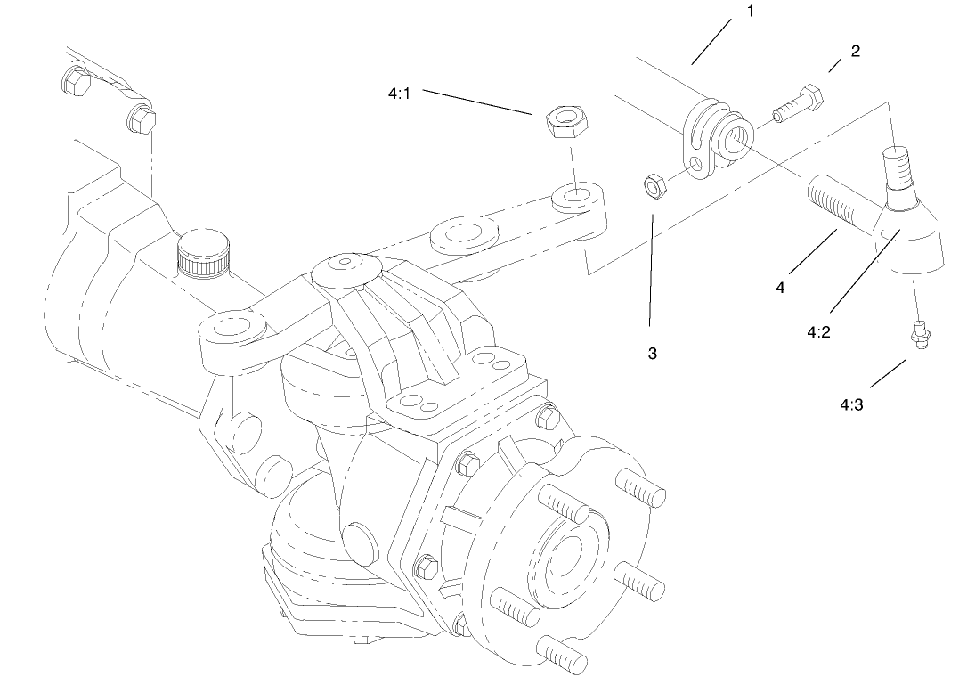 Tie Rod Assembly No. 98-3871-03 (only On: 30631)