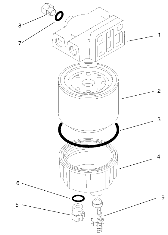 Water And Fuel Filter No. 98-9305