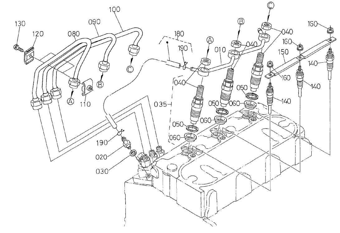 Nozzle Holder Glow Plug Assembly