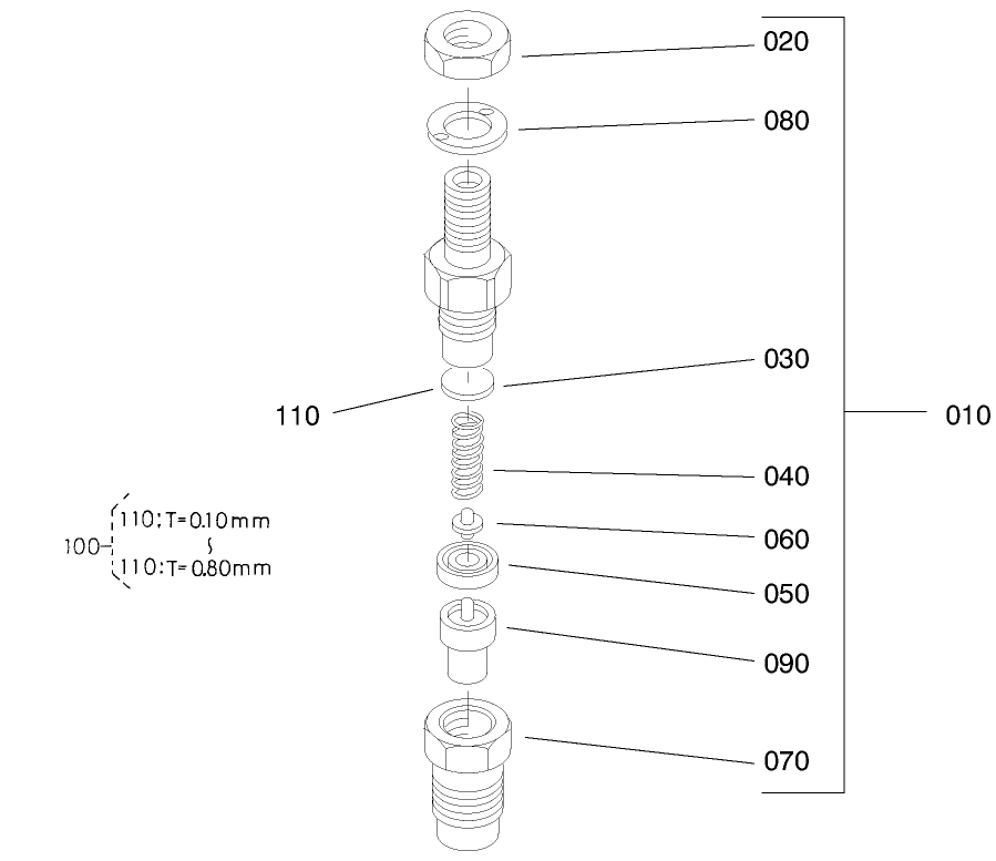 Nozzle Holder Assembly No. 98-9468