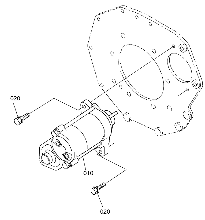Starter Mount Assembly