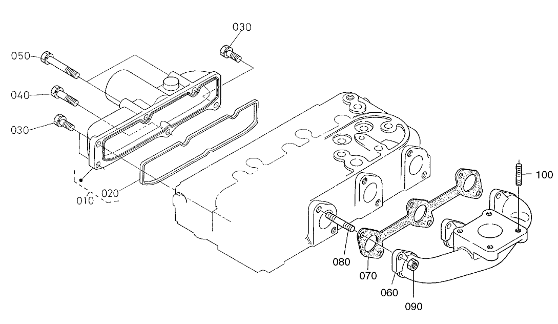 Inlet And Exhaust Manifold Assembly