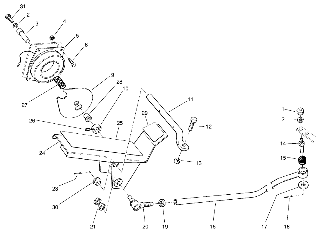 Traction Pedal And Cruise Control Assembly
