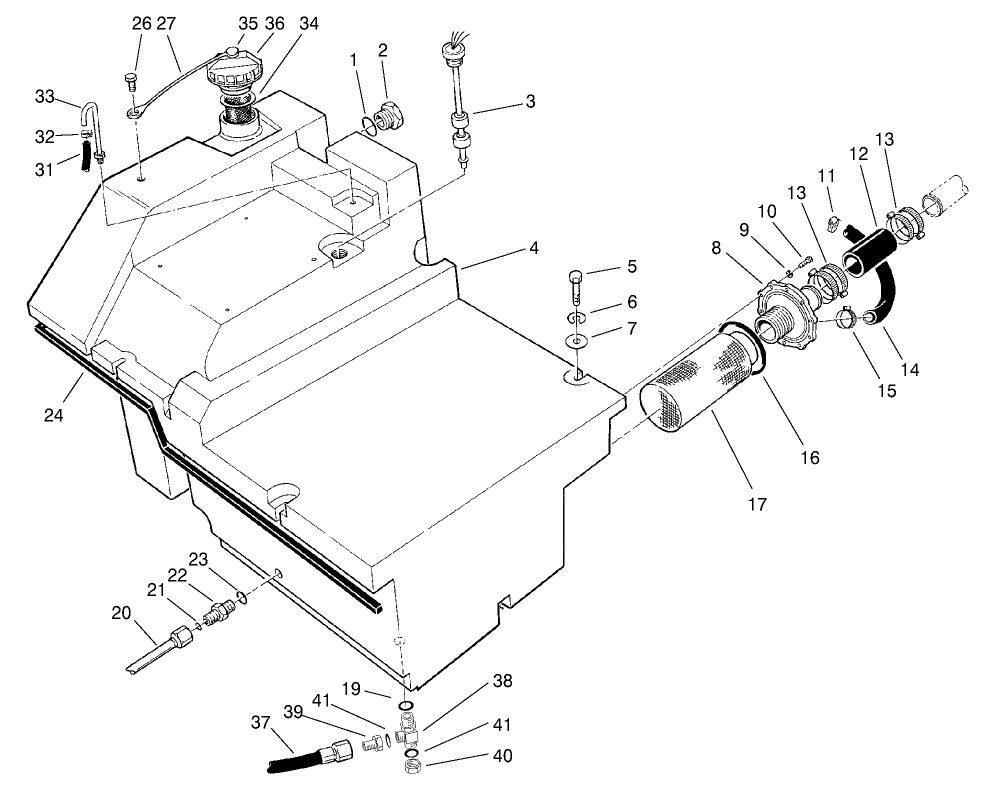 Hydraulic Tank Assembly