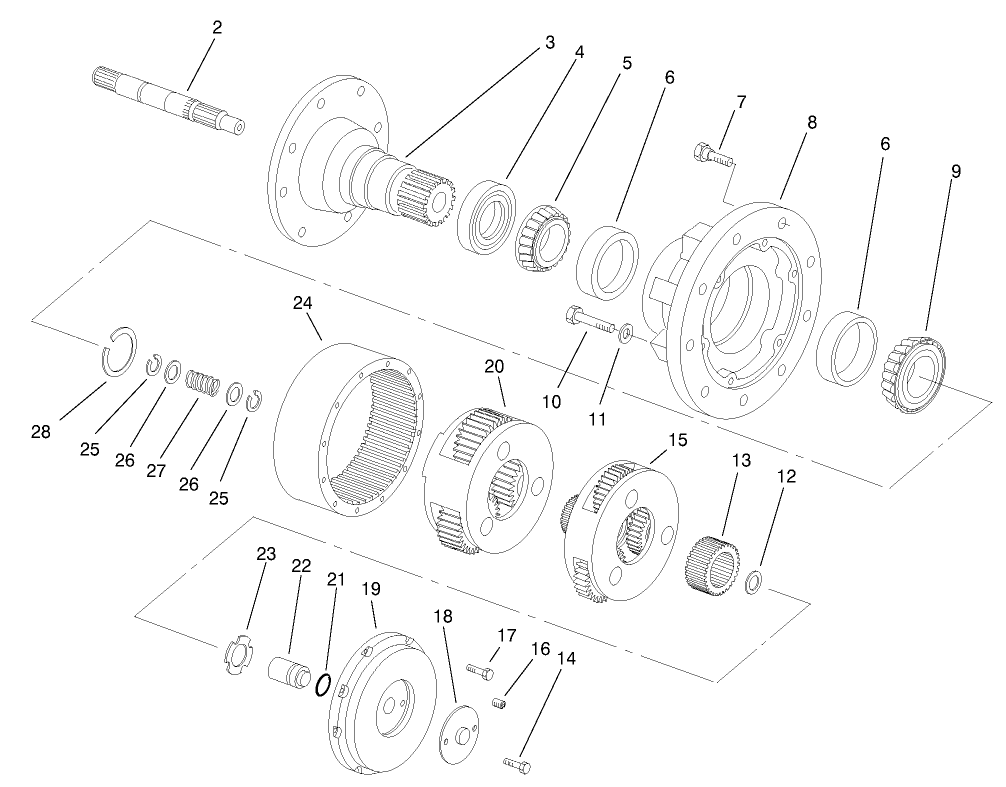 Planetary Gear Assembly No. 69-1730