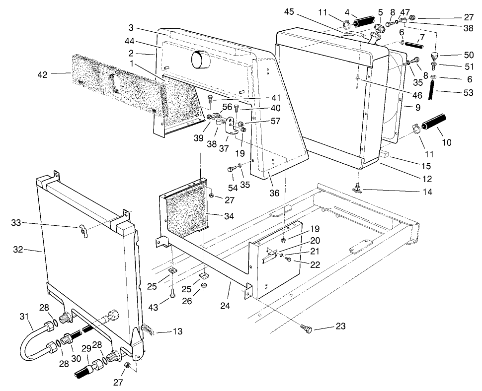 Radiator And Oil Cooler Assembly