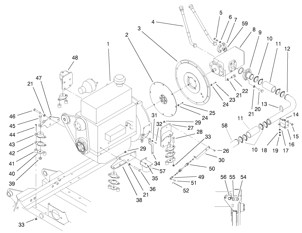 Engine Installation Assembly