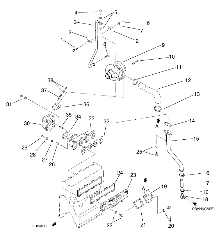 Inlet And Exhaust Manifold Assembly