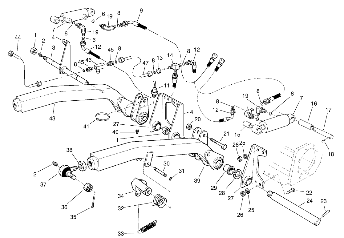 Front Lift Arm Assembly