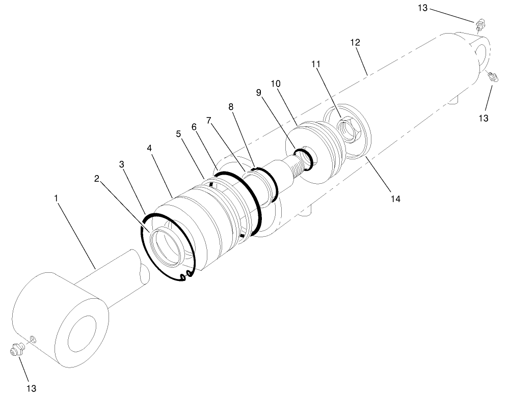 Hydraulic Cylinder Assembly No. 92-4971