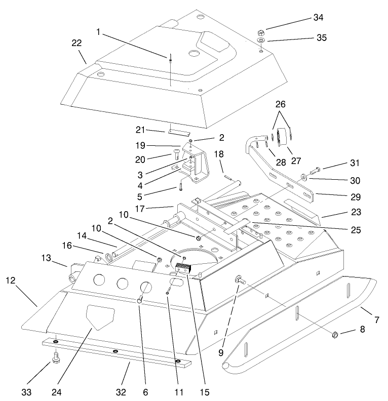Left Wing Deck Model No. 30591