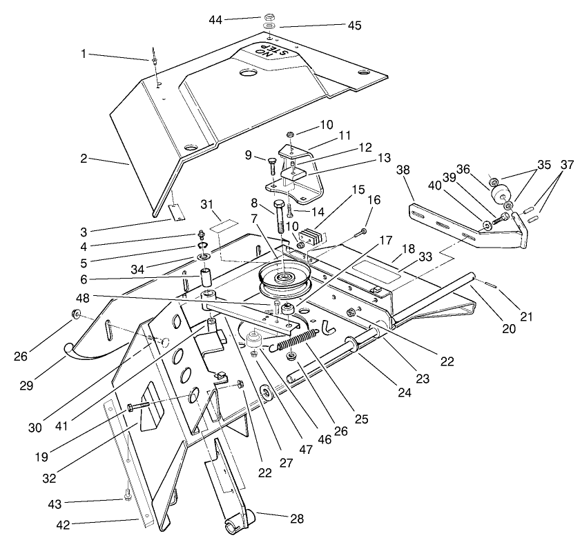 Right Wing Deck Model No. 30593