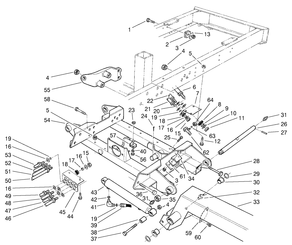 Wing Deck Lift Assembly