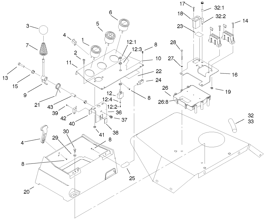 CONTROL CONSOLE ASSEMBLY