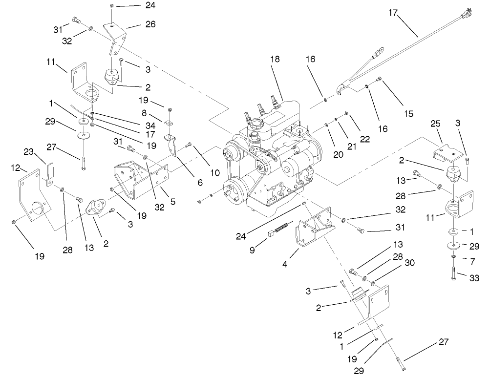 ENGINE INSTALLATION ASSEMBLY