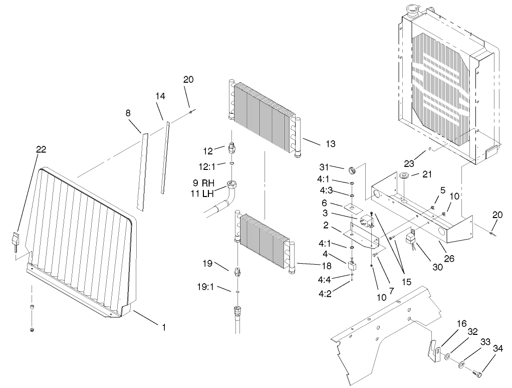 OIL COOLER/RADIATOR ASSEMBLY